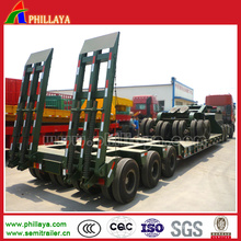 Multi Axis 100-150 Tons Semi Truck Low Bed Trailer